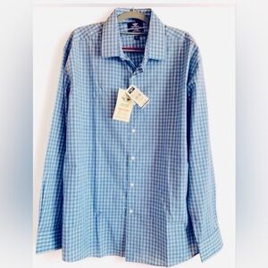 NWT Dockers Men's Blue Checkered Shirt